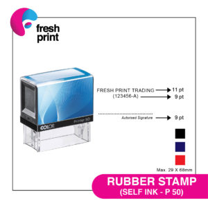 Custom Rubber Stamp Malaysia
