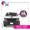 Static Cling Window Sticker - Car Sticker